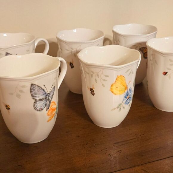 LENOX BUTTERFLY MEADOWS DINNERWARE 6 CUP SET - Picture 16 of 16